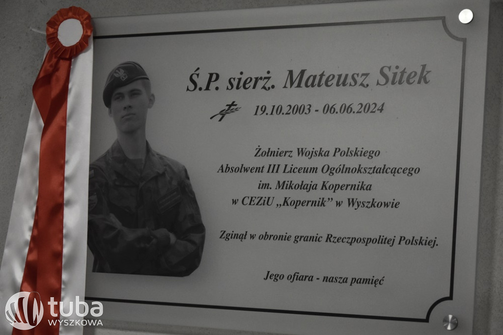 Wyszków uczcił pamięć sierż. Mateusza Sitka