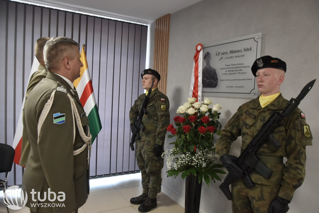 Wyszków uczcił pamięć sierż. Mateusza Sitka