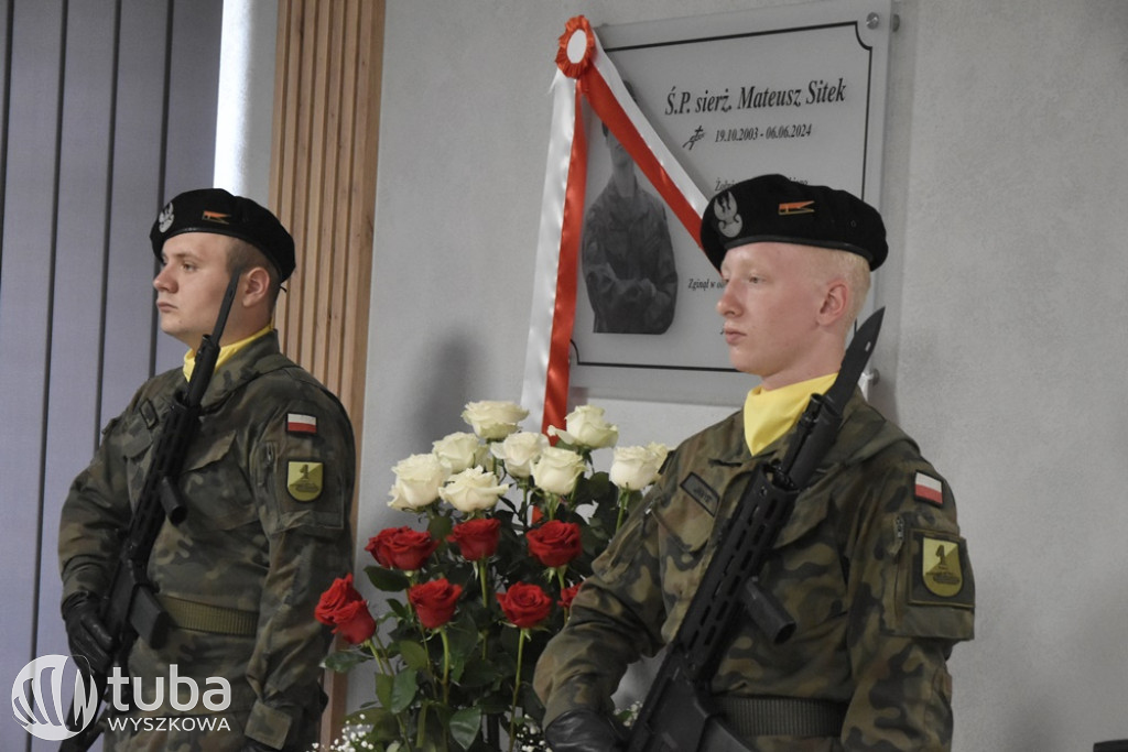Wyszków uczcił pamięć sierż. Mateusza Sitka