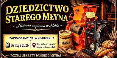 Czas zatrzymał się w młynie. Niegów zaprasza na niezwykłą podróż do przeszłości