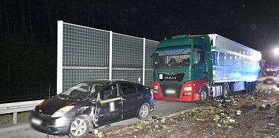 Karambol na S8 pod Wyszkowem. Rozbitych pięć aut