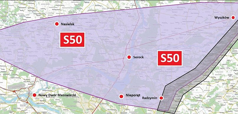 Obwodnica Aglomeracji Warszawskiej coraz bliżej Wyszkowa. Trasa dzieli region