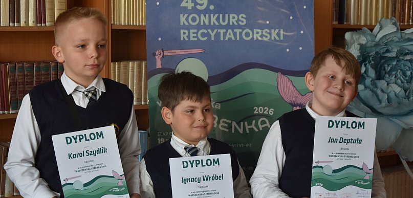 Młodzi recytatorzy z gminy Wyszków