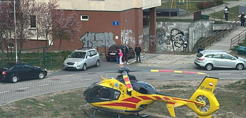 Śmigłowiec LPR przyleciał do rannego 26-latka