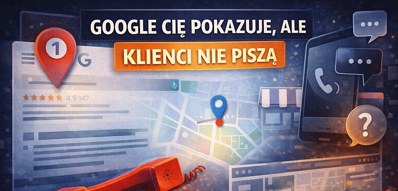 Google Cię pokazuje, ale klienci nie piszą? Sprawdź to