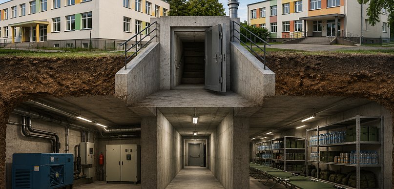 Pod ziemią dla bezpieczeństwa - Wyszków chce budować szkolne schrony