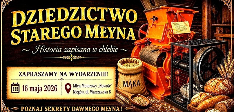 Czas zatrzymał się w młynie. Niegów zaprasza na niezwykłą podróż do przeszłości