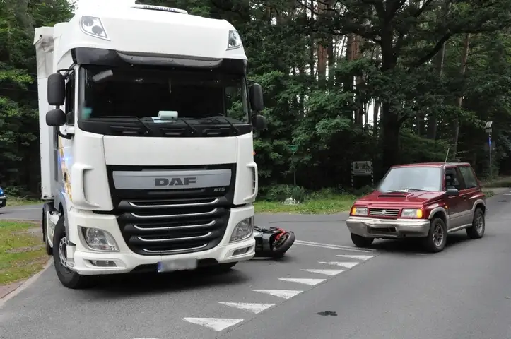 Nie miał kasku, za to blisko 2 promile 