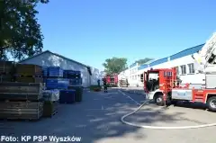 Pożar w TI, ale pozorowany...
