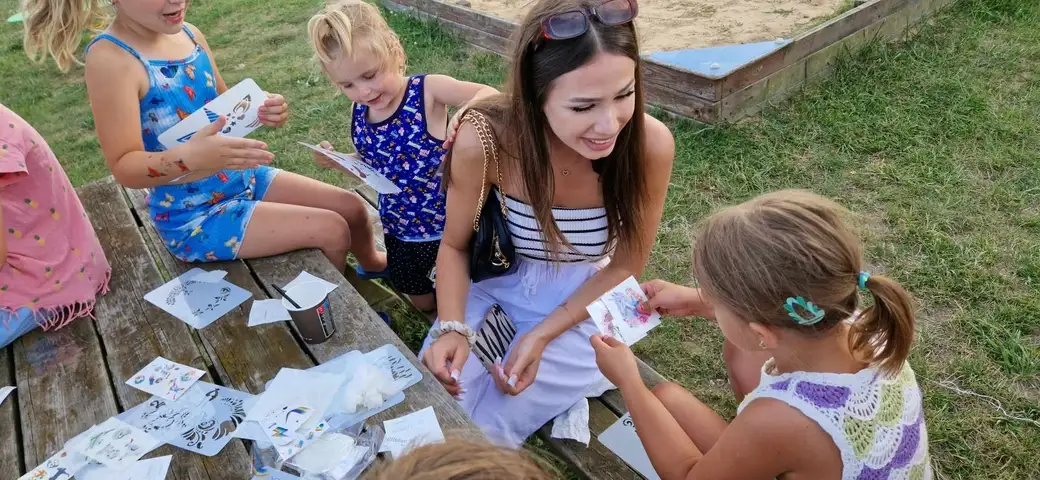 Bawili się rodzinnie w Leszczydole-Działki