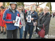 "Bądźcie z nami, z nauczycielami!". Marsz poparcia nauczycieli w Wyszkowie (video)