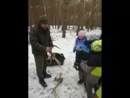 Uczniowie ZSS w Brańszczyku dokarmiali zwierzynę leśną