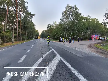 Trzy osoby ranne. Kierowca nie ustąpił