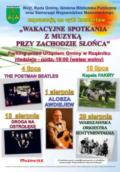 "Z muzyką przy zachodzie słońca"