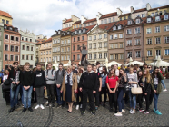 Wycieczka do Warszawy gimnazjalistów z Zabrodzia