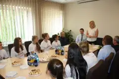Loczki na spotkaniu z Panią Burmistrz