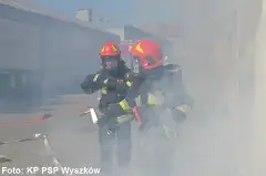 Pożar w TI, ale pozorowany...