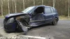 Kolizja w Pustych Łąkach
