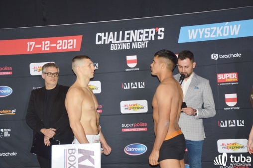 Po oficjalnym ważeniu przed Challenger's Boxing Night by KnockOut