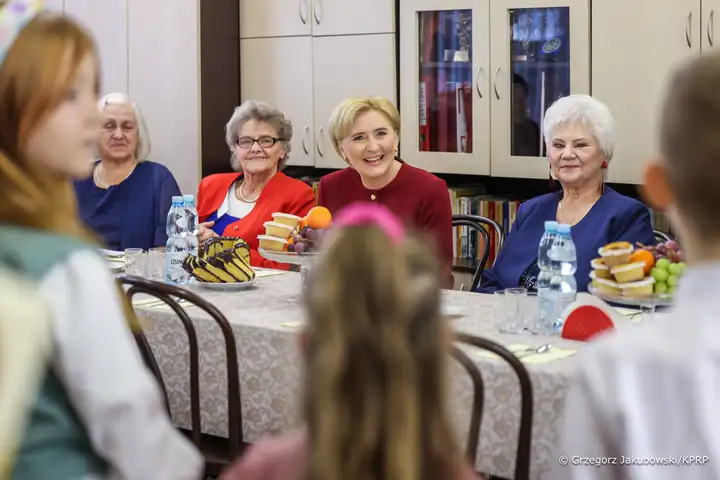 Pierwsza Dama spotkała się z wyszkowskimi seniorami