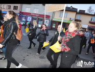 "Bądźcie z nami, z nauczycielami!". Marsz poparcia nauczycieli w Wyszkowie (video)