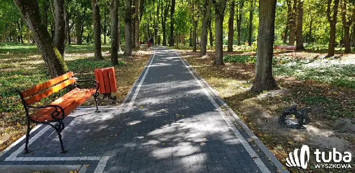 Wiewiórki, infokiosk, makieta, tężnia - to wszystko pojawiło się w parku