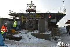Wielkie konstruowanie wiaduktu