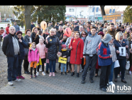 "Bądźcie z nami, z nauczycielami!". Marsz poparcia nauczycieli w Wyszkowie (video)
