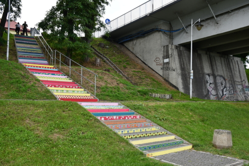 Graffiti, schody, ławki - nowe atrakcje Wyszkowa