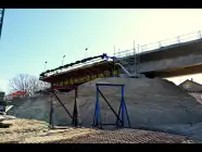 Nowy wiadukt w Wyszkowie w sierpniu, obwodnica śródmiejska w październiku (foto, video)