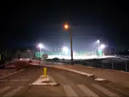 Pierwszy trening na nowym boisku. Jeszcze nie odebrane, ale już udostępnione drużynom
