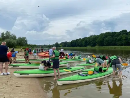 Flis JP2 wyruszył z wyszkowskiej plaży
