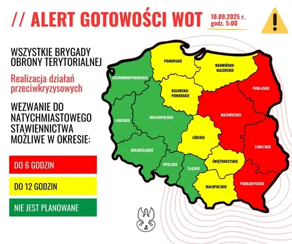 Naruszenie polskiej przestrzeni publicznej. Służby w stanie gotowości