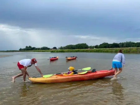 Flis JP2 wyruszył z wyszkowskiej plaży