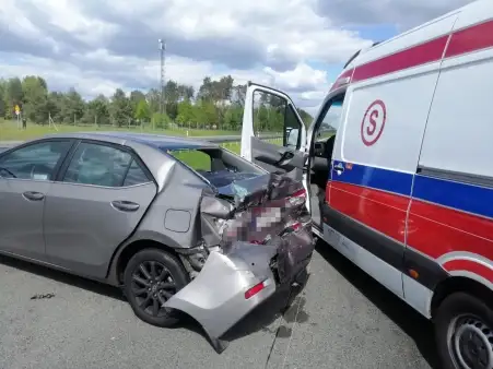 Poczwórne zderzenie na S8 (AKTUALIZACJA)