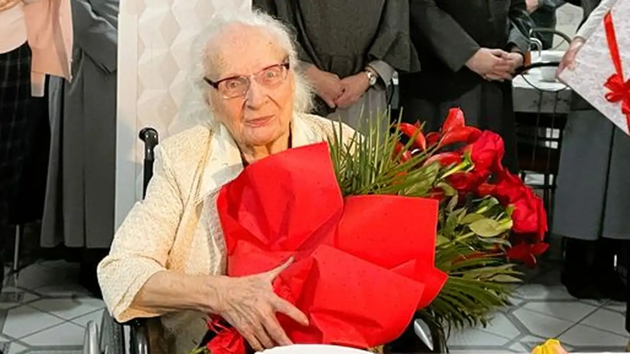 Najstarsza mieszkanka powiatu świętowała urodziny